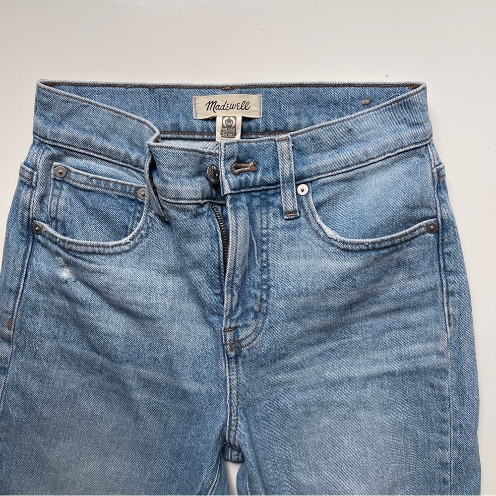 Madewell distressed light blue jeans 25p - Picture 7 of 7